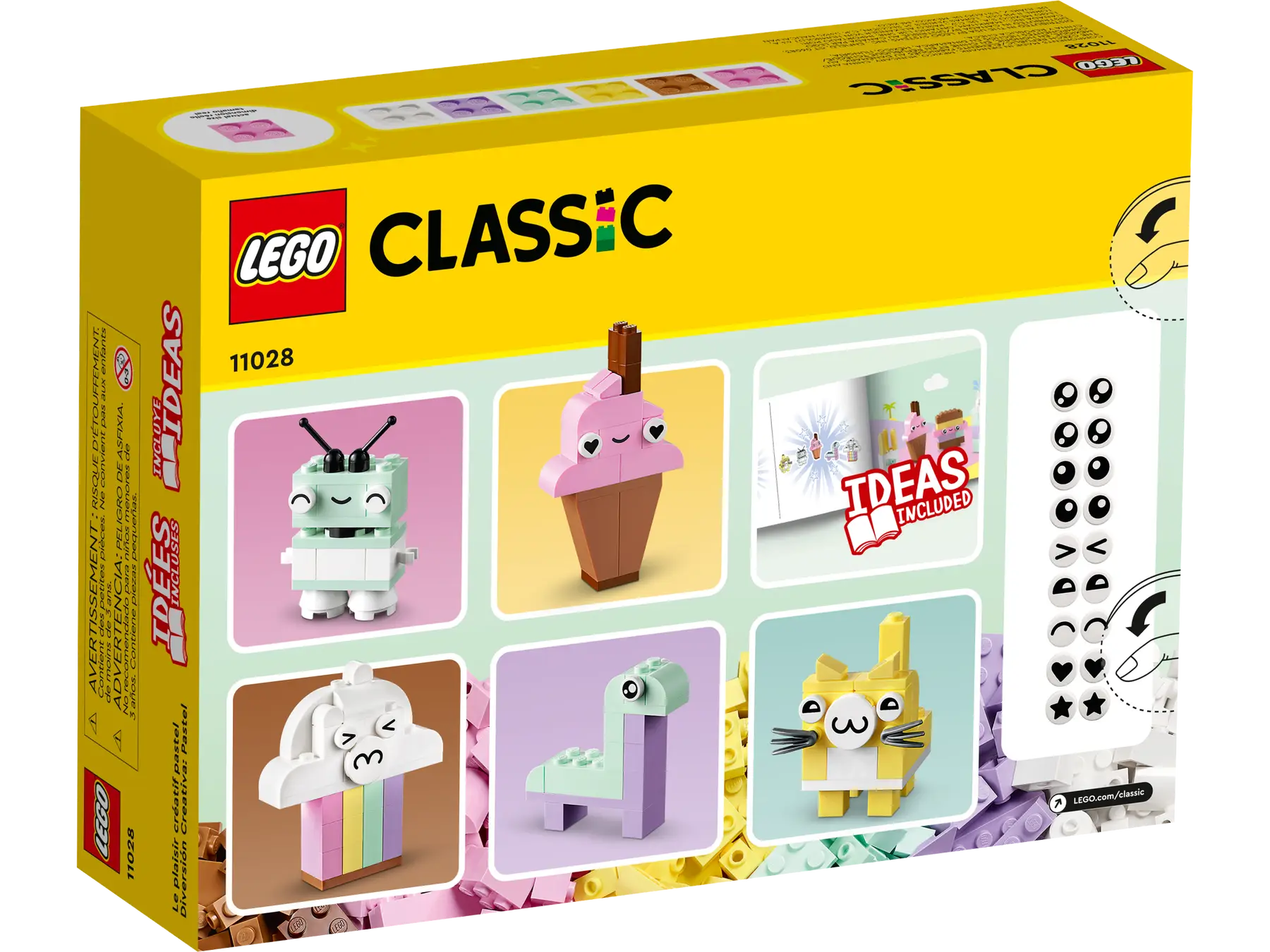 Lego Classic Creative Pastel Fun Building Bricks Toy 11028 : Target