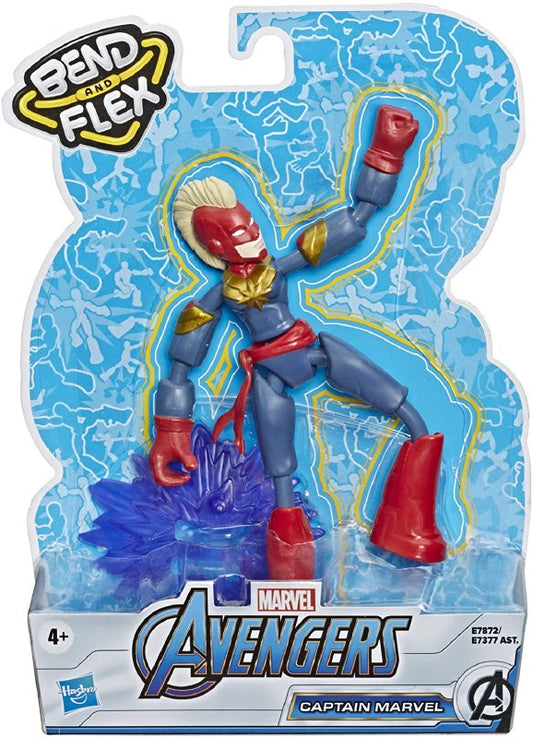 Hasbro Avengers Bend & Flex Captain Marvel Action Figure
