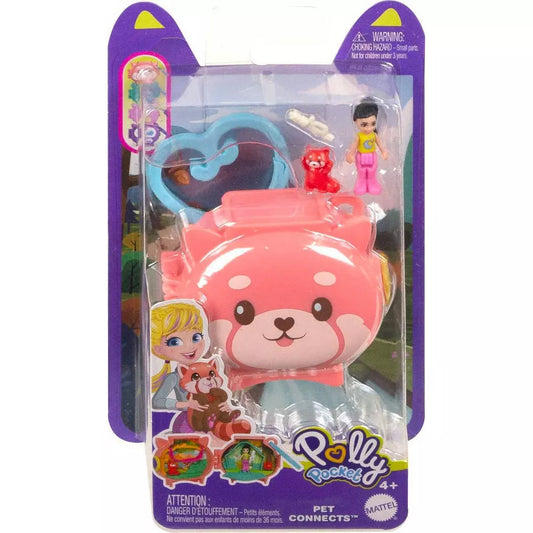 Polly Pocket Pets Connect Compact Fox Locket-Playsets