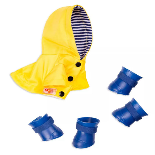 Our Generation™ Pet Dog Rainy Day Outfit - Paws N' Puddles