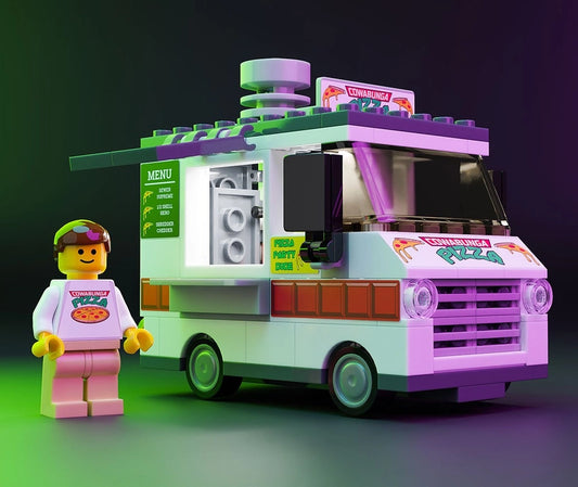 B3 Customs Cowabunga Pizza Food Truck