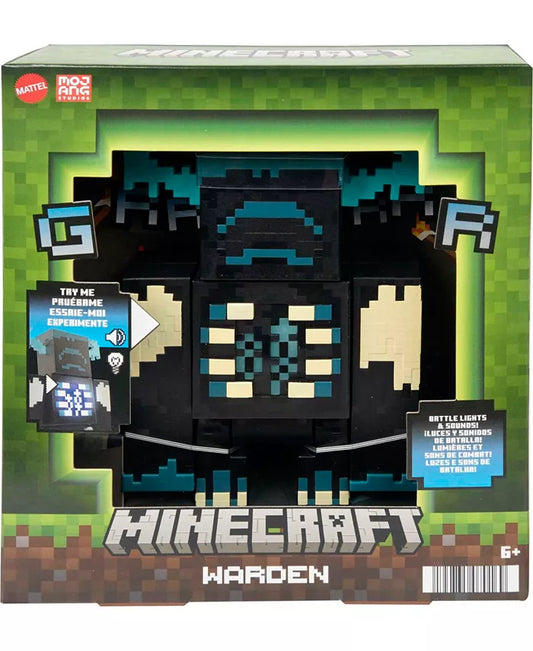 MINECRAFT Warden Lights and Sounds Action FIgure